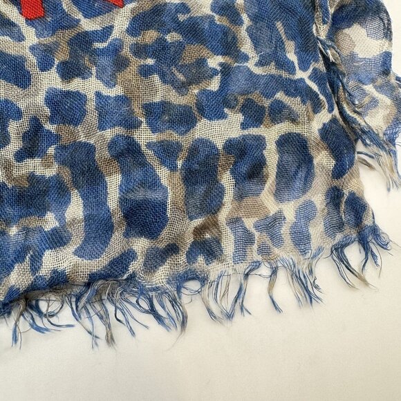 Authentic LOUIS VUITTON Etoile Lizard Stole M74962 Navy #36635512 - Picture 10 of 12